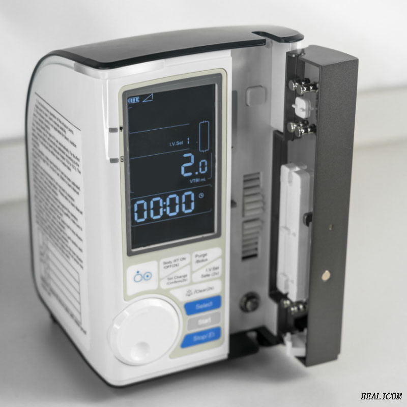 Prezzo di fabbrica HSA513 Medical Hospital Equipment 4.2 Pompa per infusione elettrica portatile con grande schermo LCD Pompa per infusione IV
