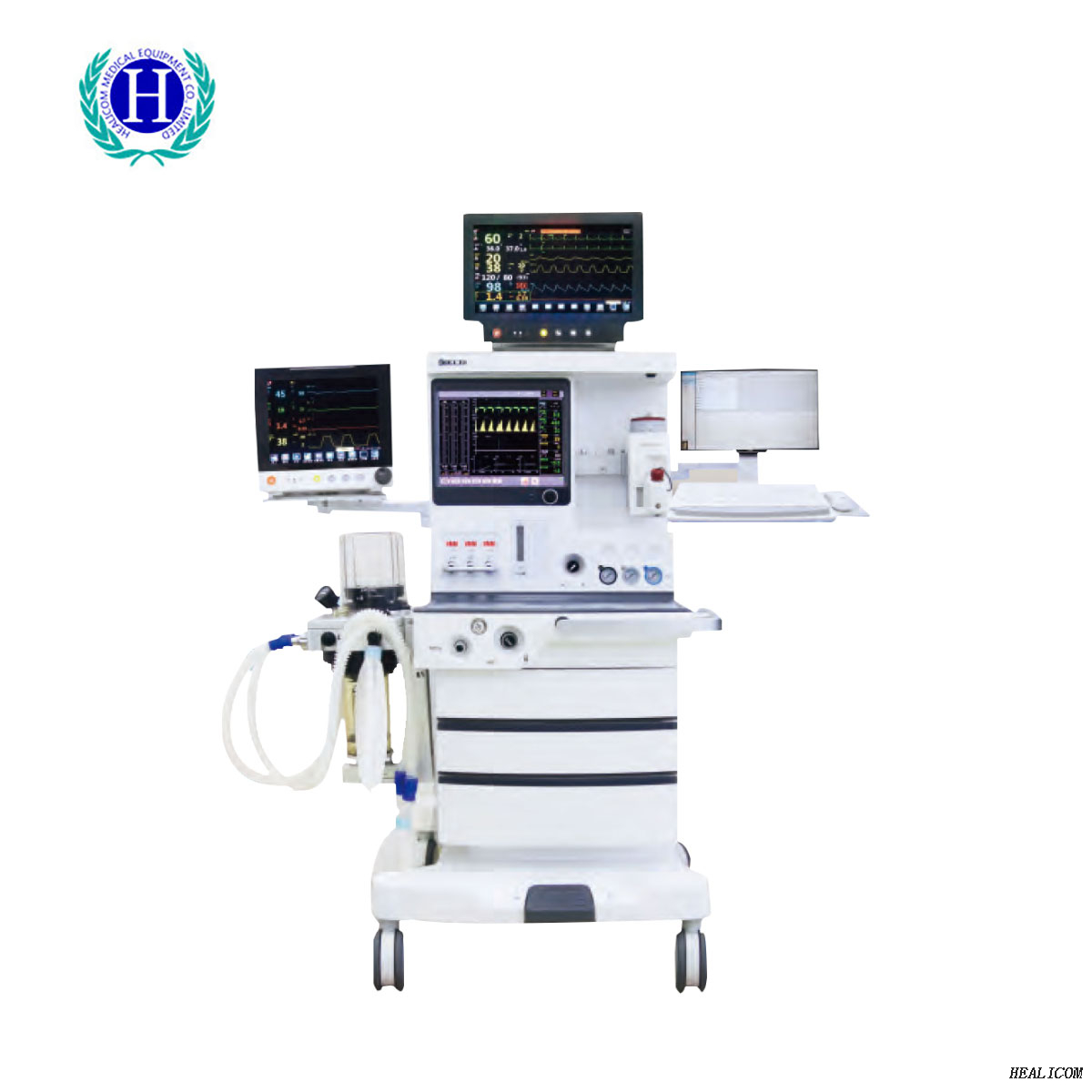 Sistemi portatili della macchina di anestesia dell'attrezzatura medica di anestesia di alta qualità HA-6100XS
