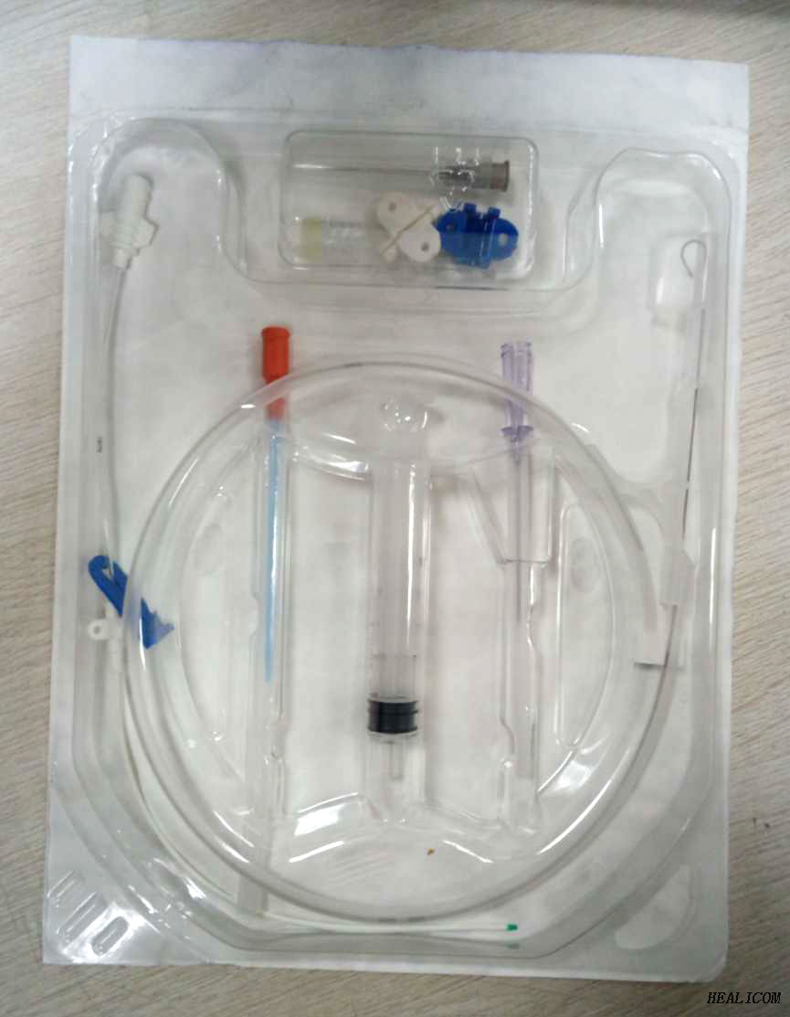 Consumabili medici Kit catetere venoso centrale monouso sterile a doppio lume