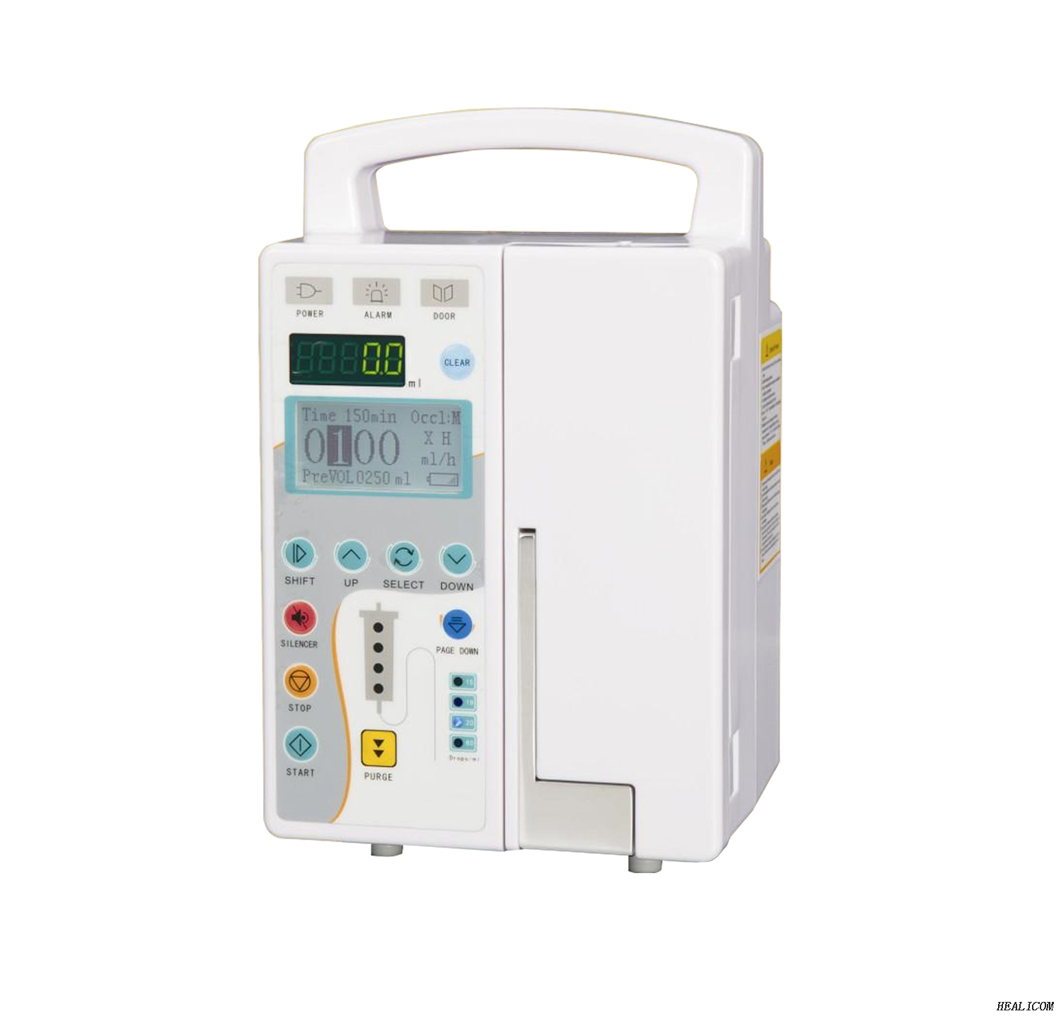 Pompa per infusione 820 Pompa per infusione portatile automatica elettrica dell'ospedale portatile dell'attrezzatura medica