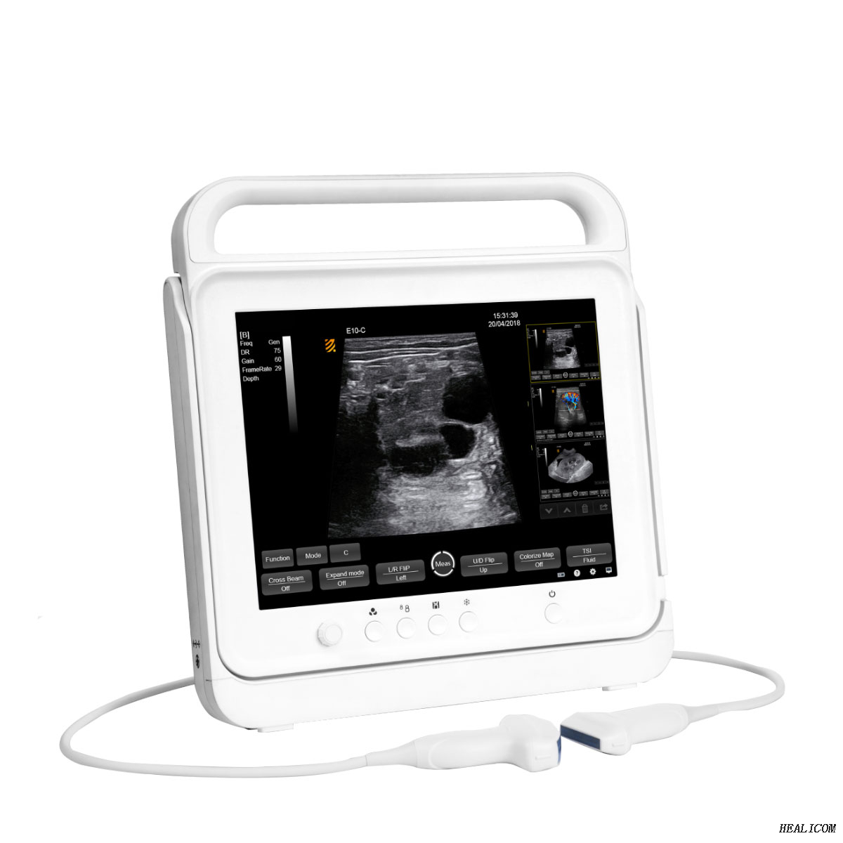 Apparecchiatura ad ultrasuoni veterinaria HV-50C Scanner portatile ad ultrasuoni Doppler a colori con tocco digitale
