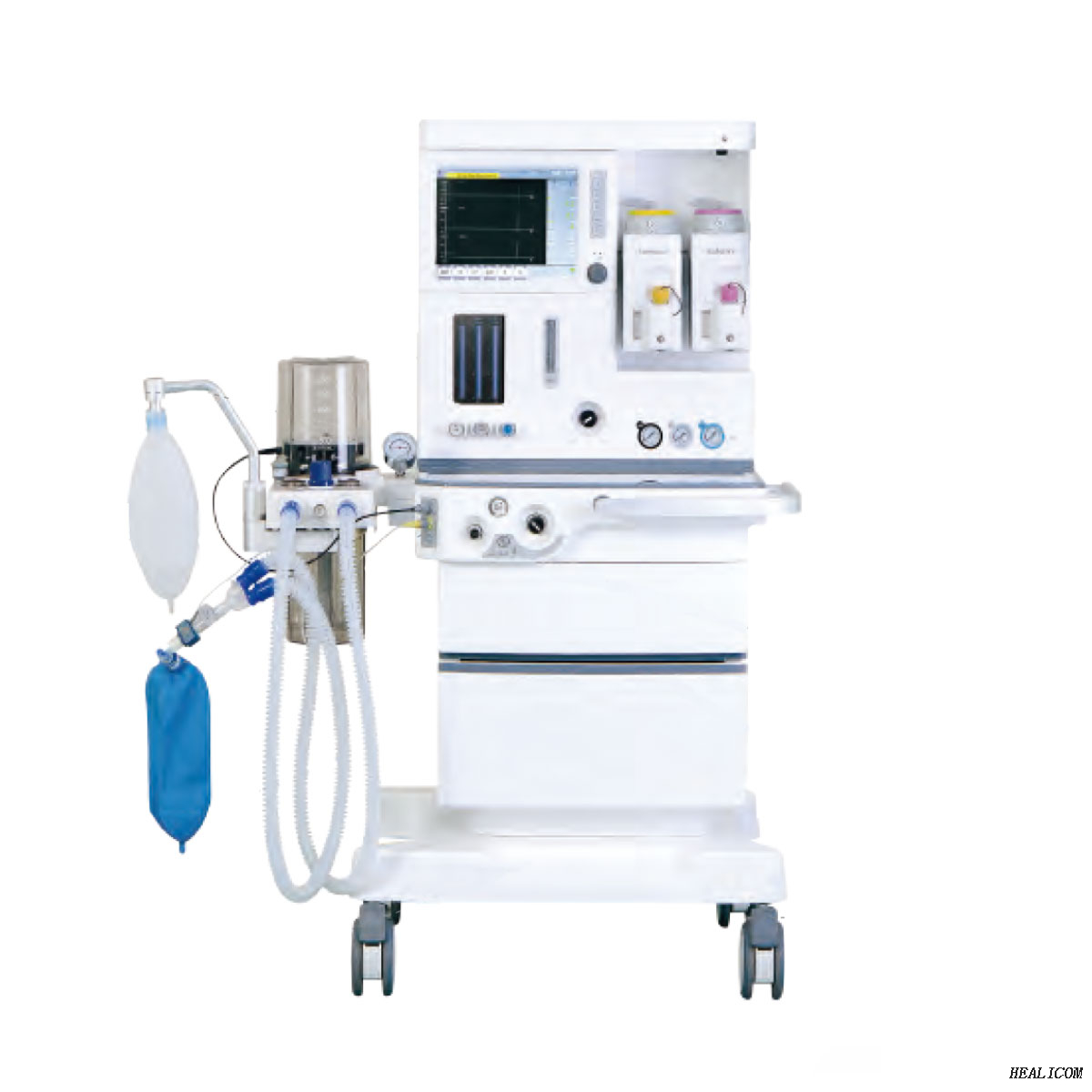 Vendita calda Healicom HA-6100 Plus Apparecchiatura per anestesia per pazienti con sistemi di macchine per anestesia