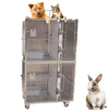 Gabbie per animali domestici a prezzi economici Gabbia per cani in acciaio inossidabile WTC-02 per animali